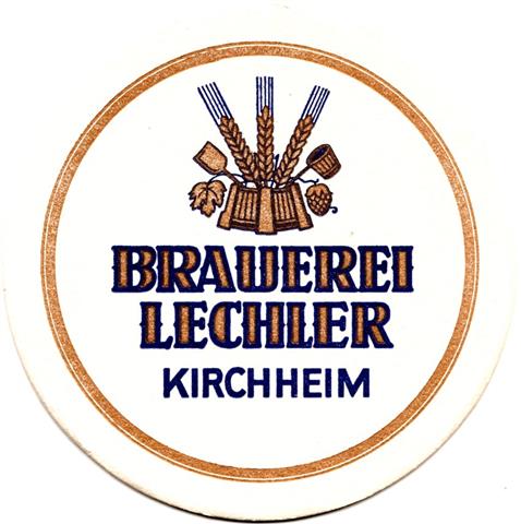 kirchheim mn-by lechler rund 1a (215-brauerei lechler-schwarzgold) 